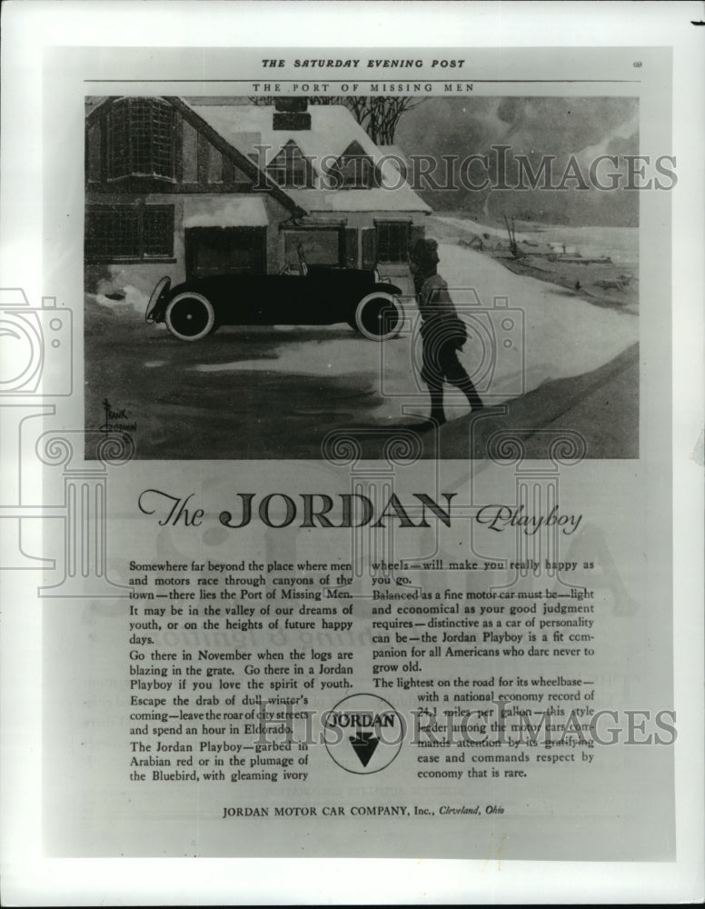 Press Photo The Jordan Playboy-advertising - Historic Images