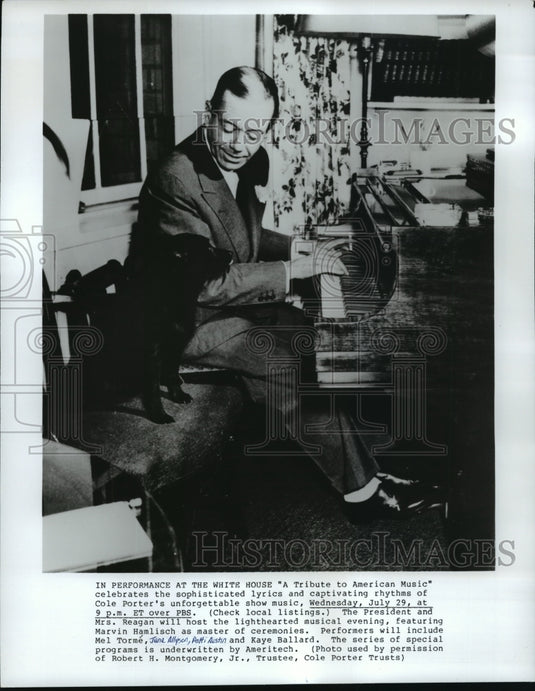 Press Photo Cole Porter-A Tribute To American Music - Historic Images