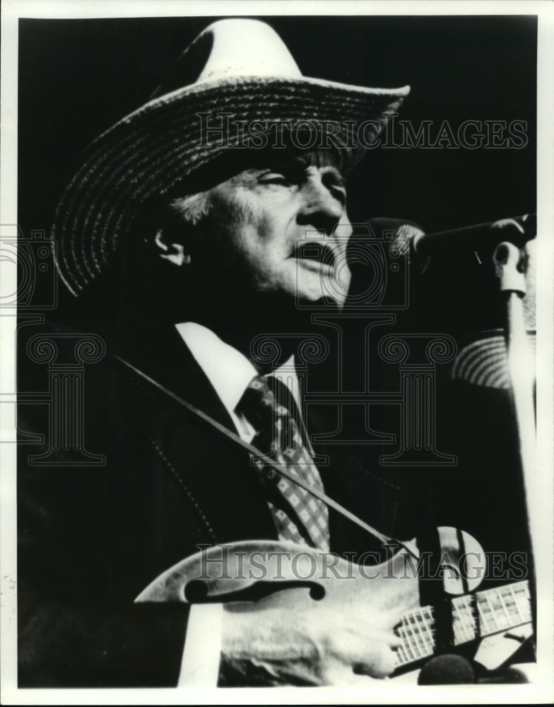 Press Photo Bill Monroe-Singer - Historic Images