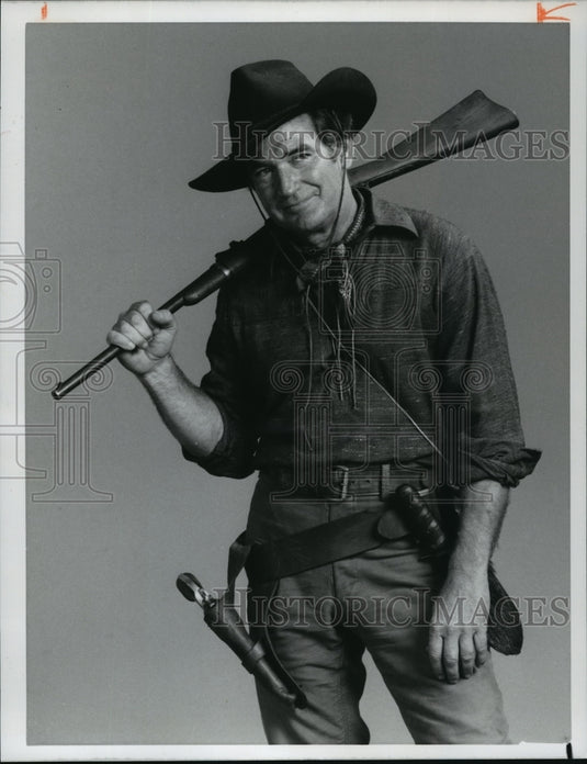 1977 Press Photo The Oregon Trail- Rod Taylor - Historic Images