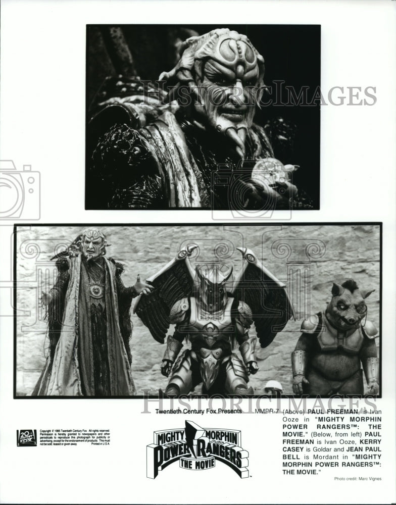 Press Photo Mighty Morphin Power Rangers The Movie-Paul Freeman - Historic Images
