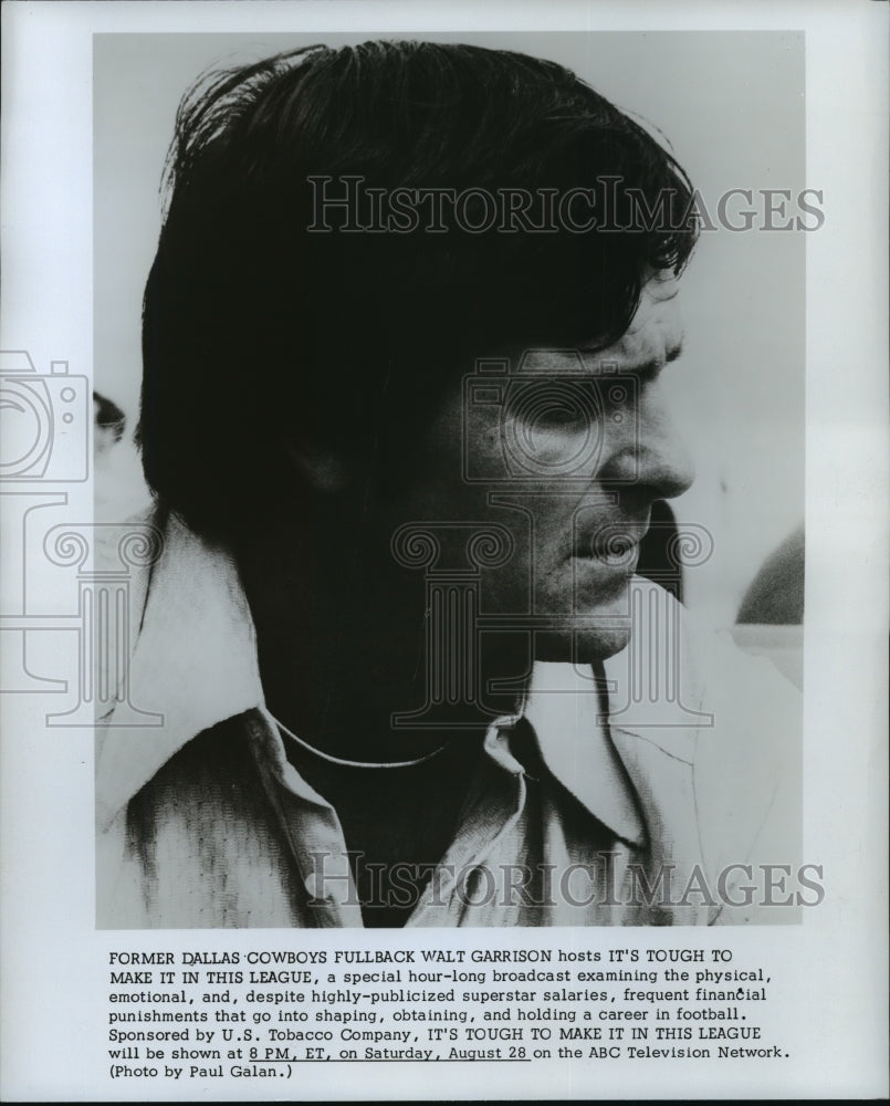 1976 Press Photo Former Dallas Cowboy fullback Walt Garrison - Historic Images