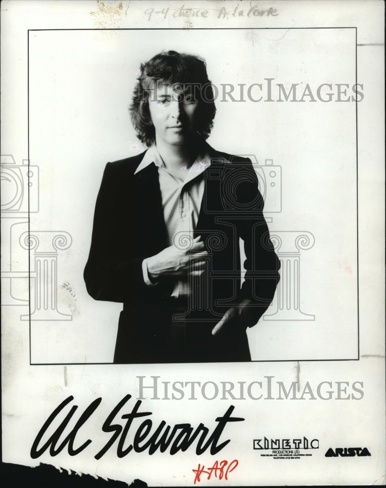 1987 Press Photo Al Stewart. - Historic Images