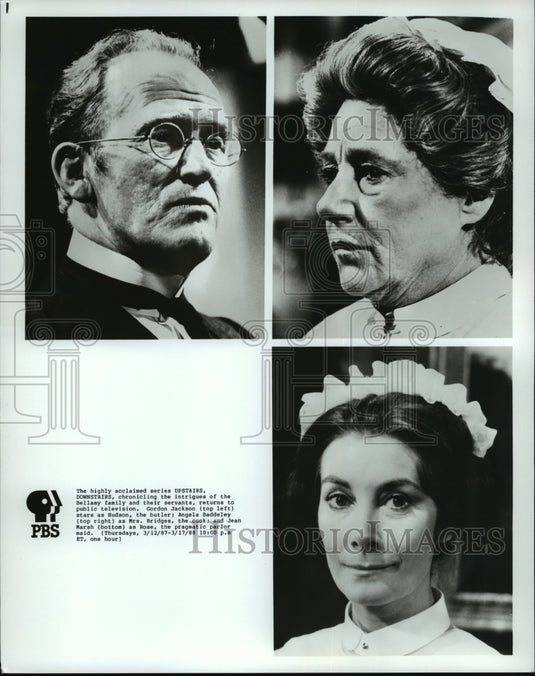 1987 Press Photo The Highly acclaimed series Upstairs, Downstairs returns - Historic Images