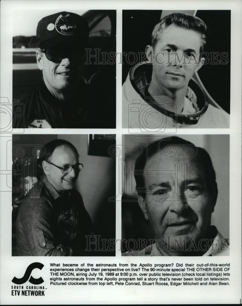 Press Photo Pete Conrad, Stuart Roosa, Edgar Mitchell and Alan Bean - Historic Images