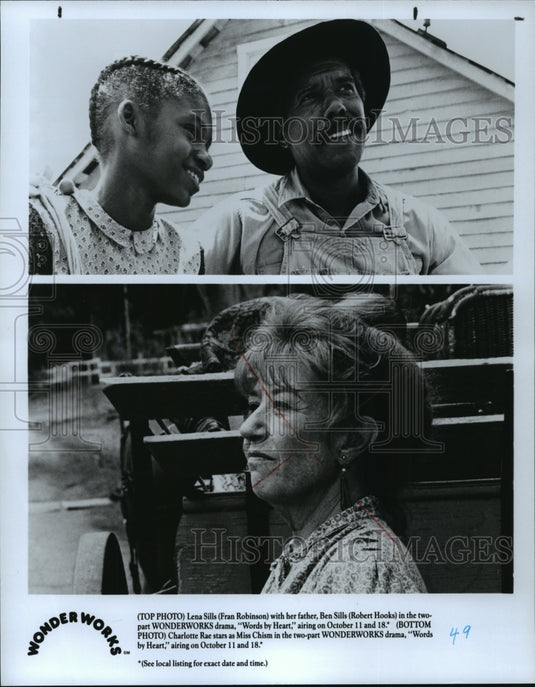Press Photo Lena Sills and Ben Sills in "Word by Heart" by Wonderworks - Historic Images