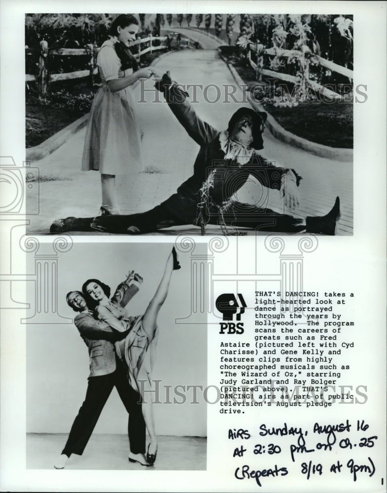 Press Photo That&#39;s Dancing! dance portrayal through the years by Hollywood PBS - Historic Images