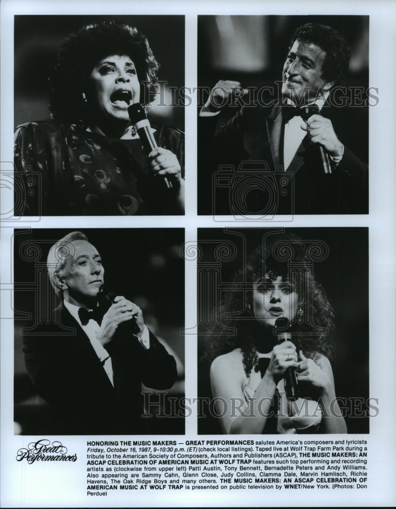 Press Photo The Music Makers: An ASCAP Celebration of American Music - Historic Images