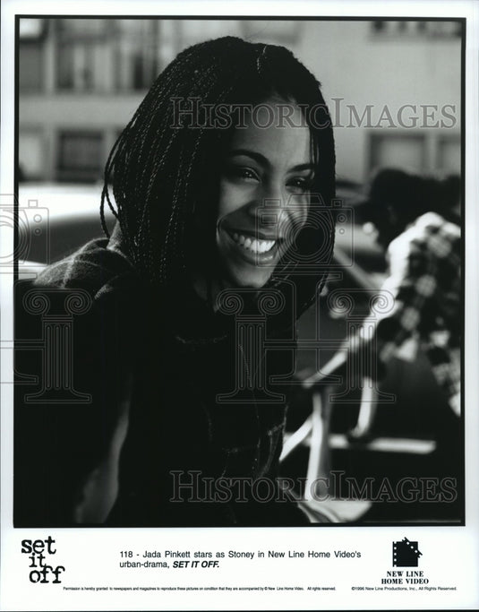 Press Photo Jada Pinkett stars as Stoney in SET IT OFF - Historic Images