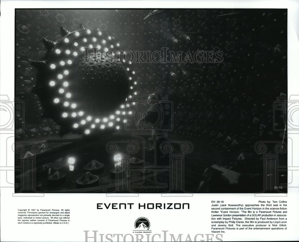 Press Photo Event Horizon stars Jack Noseworthy - Historic Images