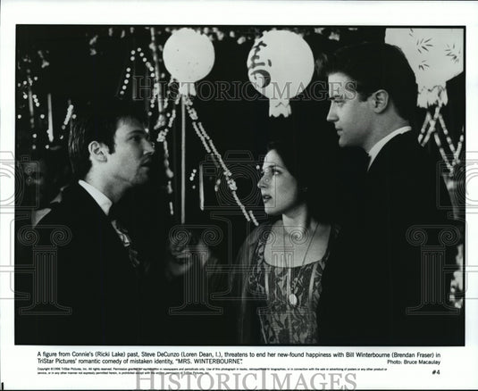 Press Photo Ricki Lake, Loren Dean, Brendan Fraser-Mrs. Winterbourne - Historic Images