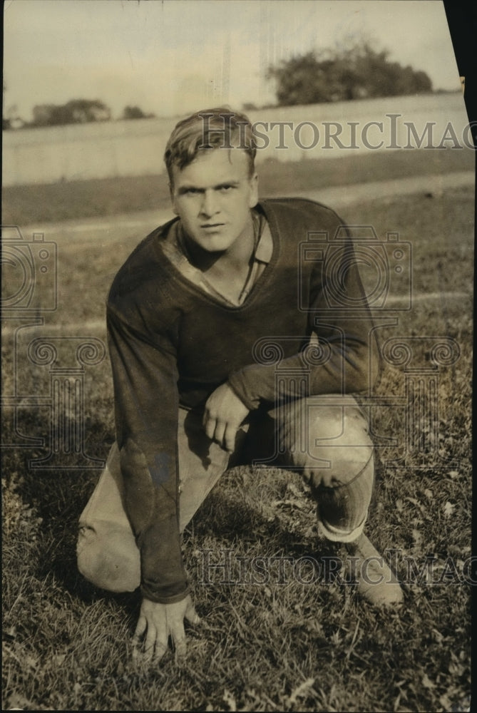 1931 Press Photo George Flint of Ohio Wesleyan Football - Historic Images