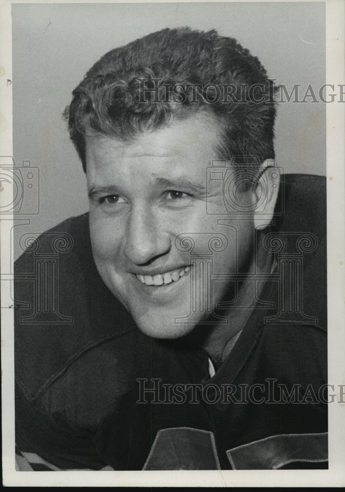 1954 Press Photo Ed Palkovic, Guard for John Carroll University - Historic Images