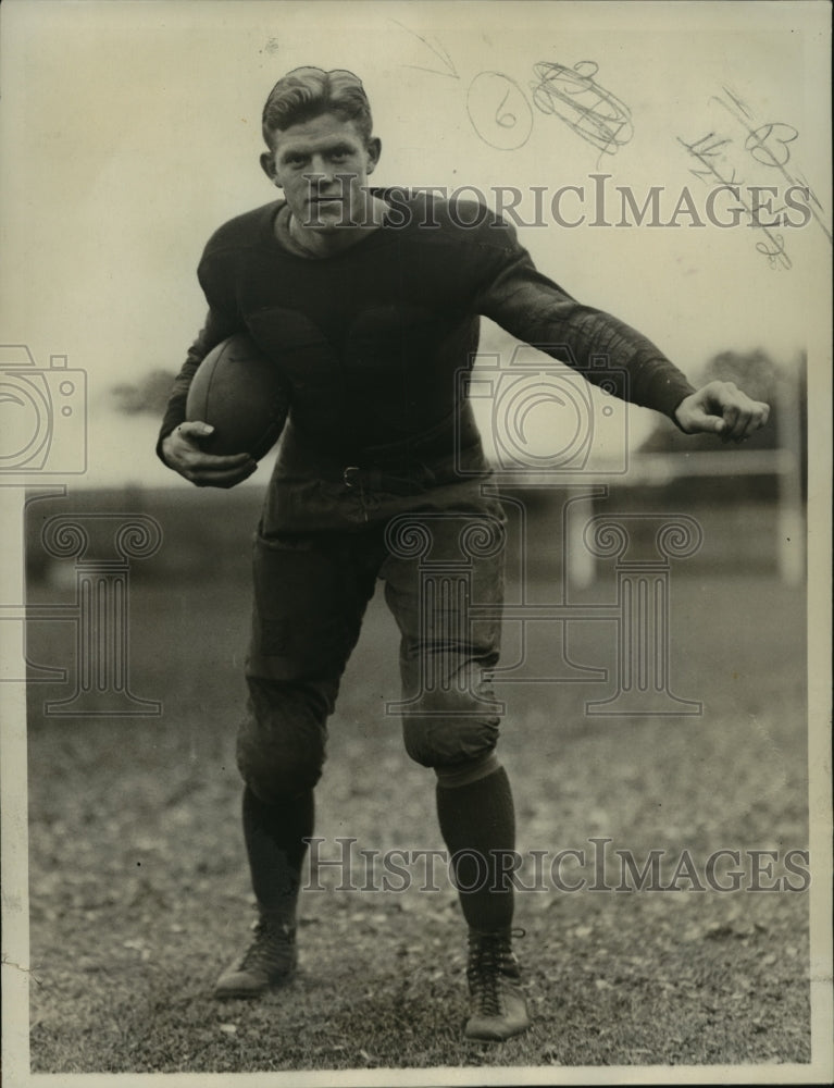 1927 Press Photo Bruce Caldwell of Yale Barred From Playing Because of Transfer - Historic Images