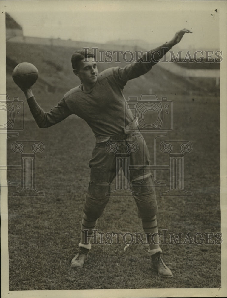 1925 Press Photo Steve Diuguid of Manual Training High School Football Team - Historic Images