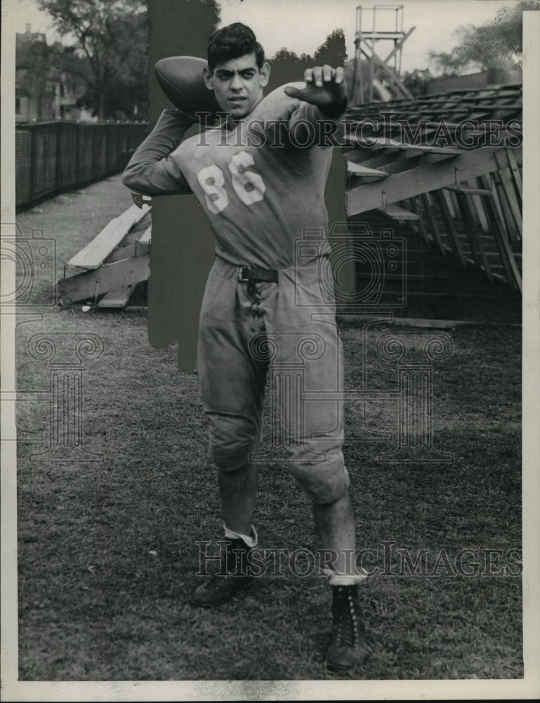 1944 Press Photo Joe Gambino of West Tech - Historic Images