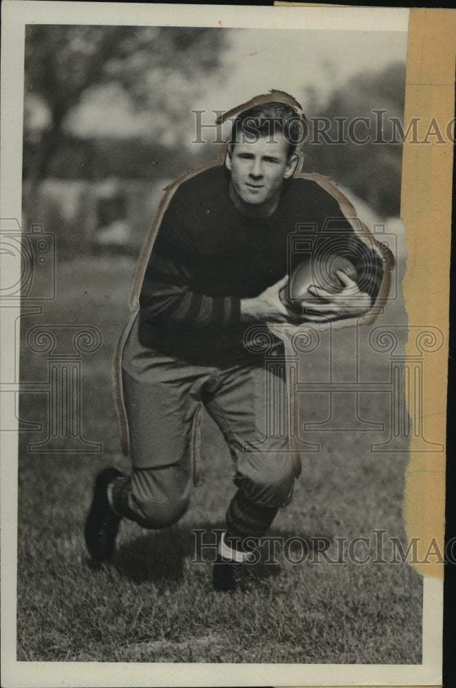 1929 Press Photo Scott Kennedy, a halfback and a track star at Missouri-Historic Images