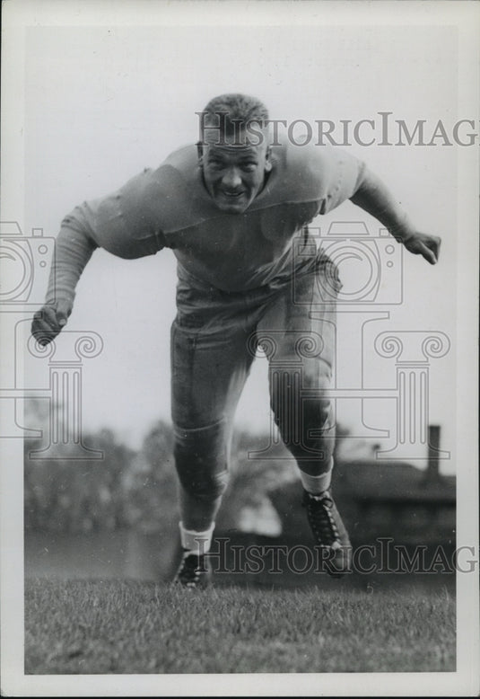 1940 Press Photo Bill Kuusisto, Guard for Minnesota - Historic Images