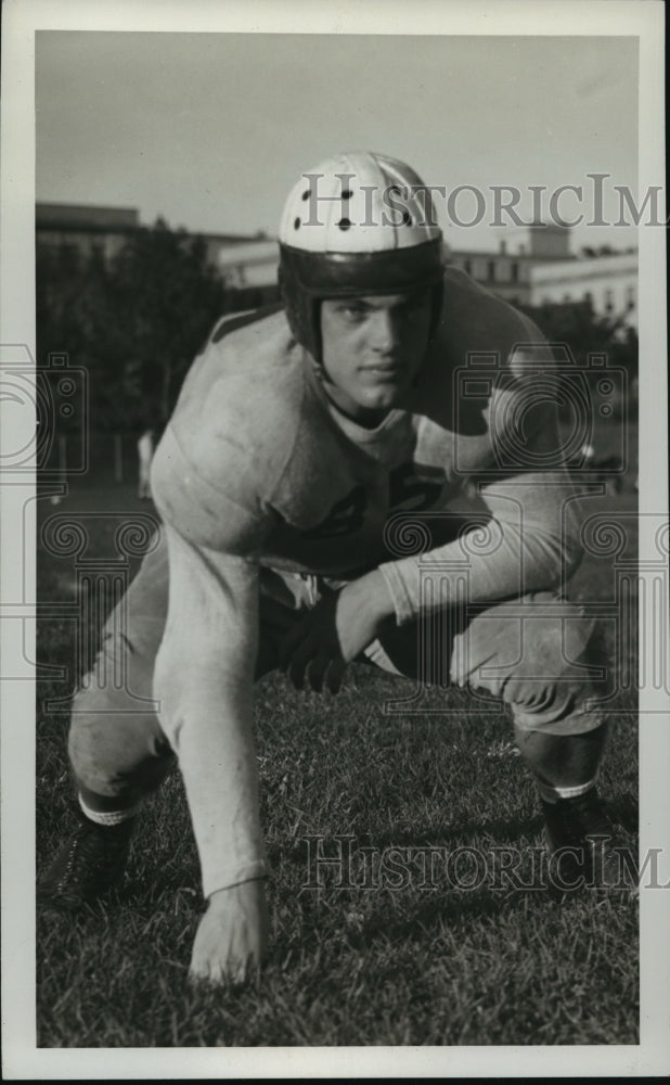 1940 Press Photo Dick Stimson, Quarterback - Historic Images