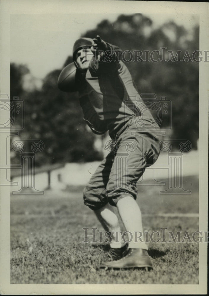 1929 Press Photo Francis Thomas, Halfback for Ohio Wesleyan University - Historic Images