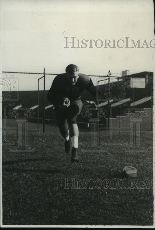 1933 Press Photo George Rennix, Halfback for Minnesota - Historic Images