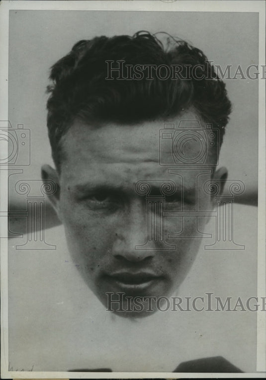 1934 Press Photo Willard Jarvis, Halfback for Oregon State - Historic Images