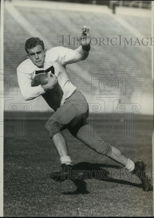 1939 Press Photo Wallace Winborne, Back for University of North Carolina - Historic Images