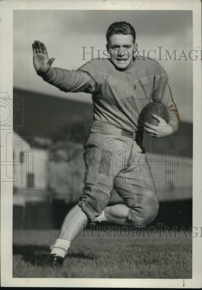 1939 Press Photo Harold Van Every, Halfback for the University of Minnesota - Historic Images