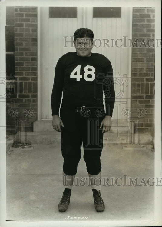 1933 Press Photo Wharton Stumble Jordan, Tackle for Texas Aggies - Historic Images