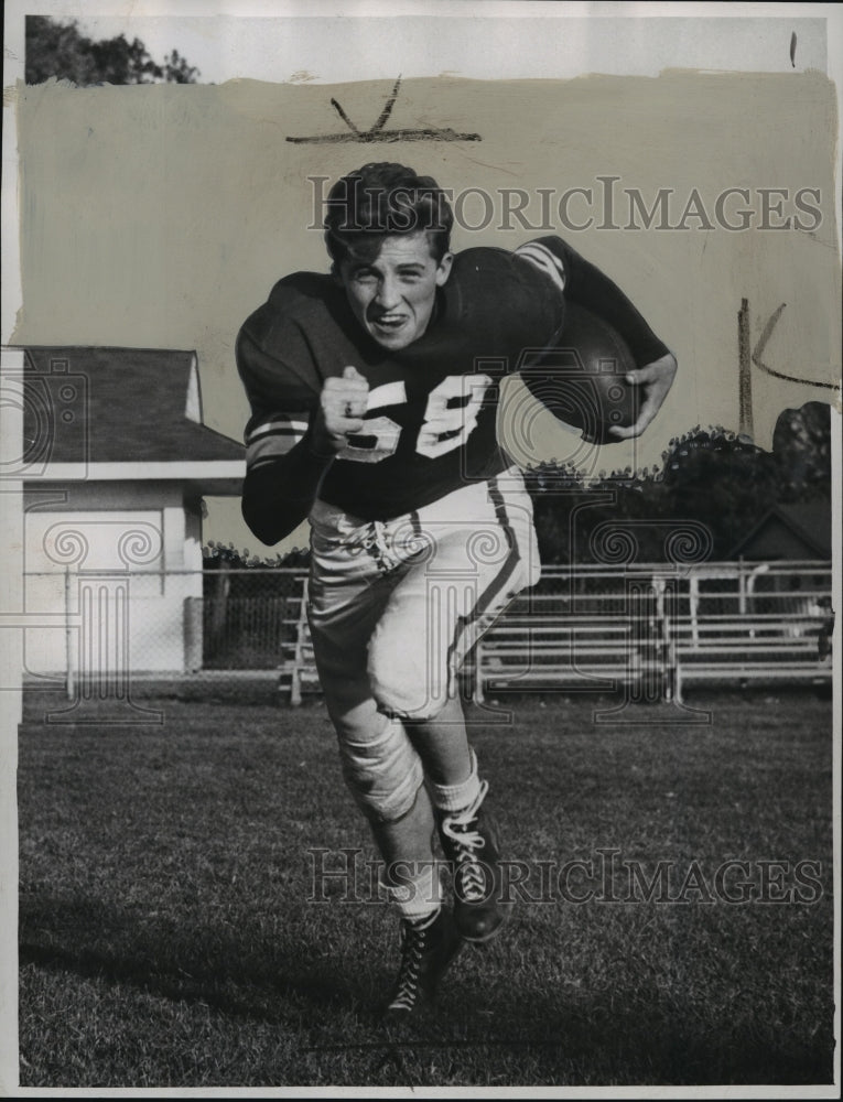 1940 Press Photo Tom Redinger, Football - Historic Images