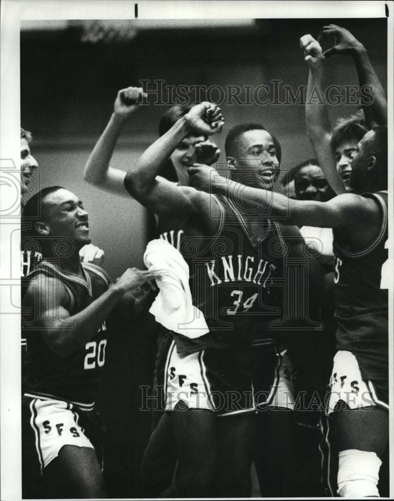 1988 Press Photo Jerome Gray, Toledo St. Francis - Historic Images