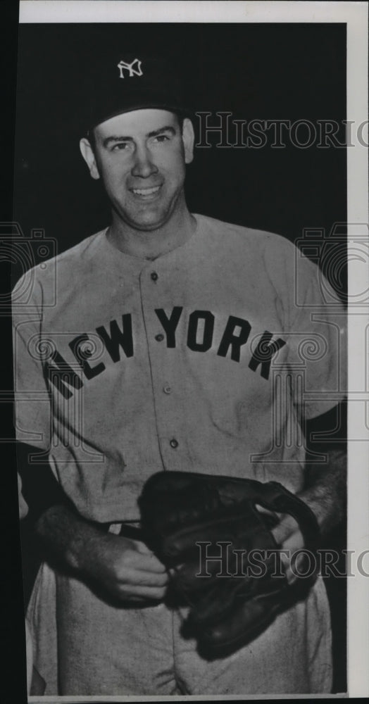 1947 Press Photo Floyd "Bill" Bevens Baseball - Historic Images