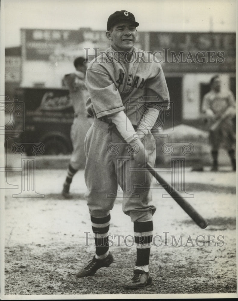 1930 Press Photo Walter Simmons Baseball - Historic Images