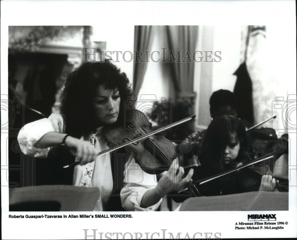 Press Photo Roberta Guaspari-Tzavaras in Allan Miller&#39;s Small Wonders - Historic Images