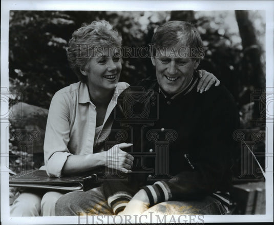 1987 Press Photo Shirley Jones & Len Cariou in "There Were Times, Dear" on PBS - Historic Images
