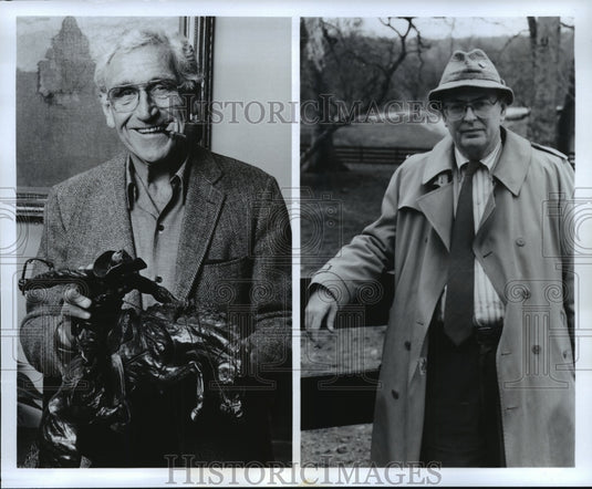 Press Photo James Whitmore & Dr. William Goetzmann, The West of the Imagination - Historic Images