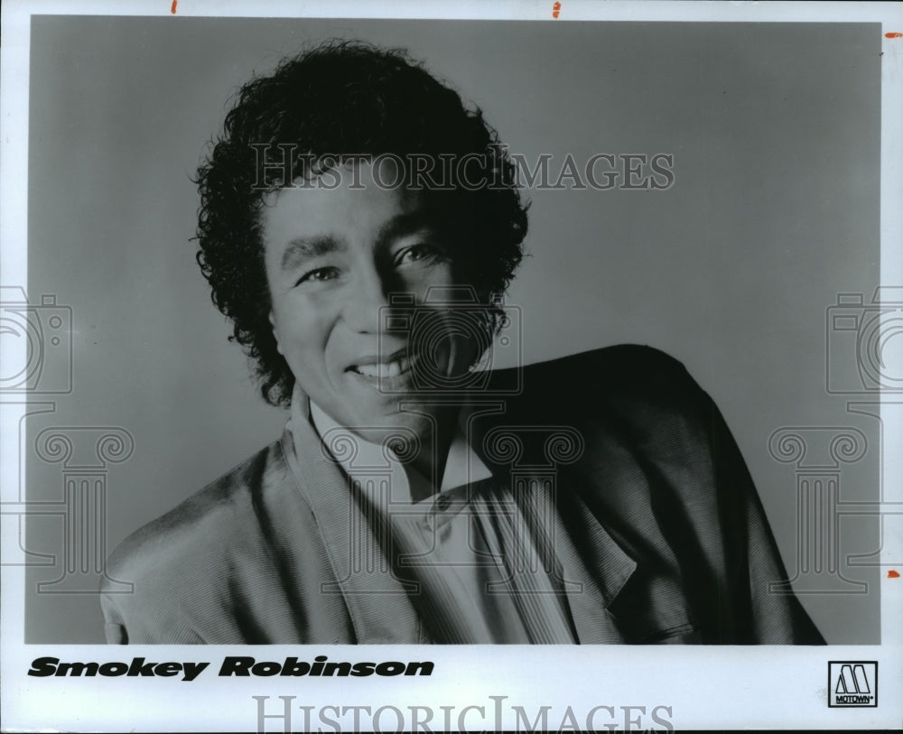 1988 Press Photo Smokey Robinson, Singer - Historic Images