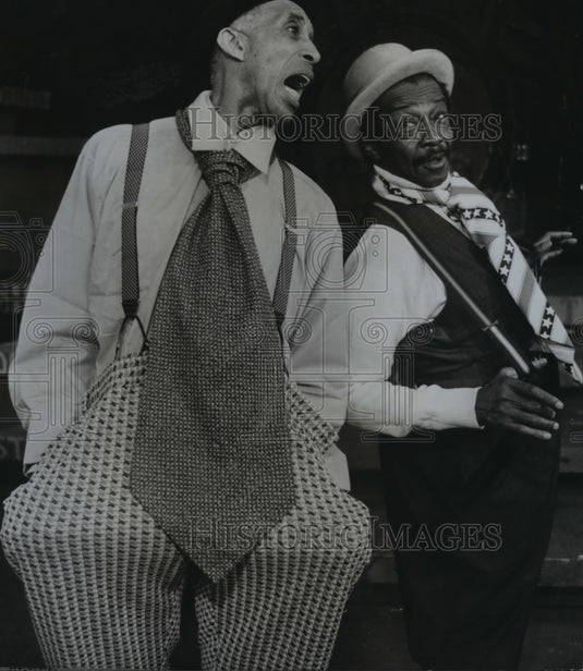 1976 Press Photo Joseph Attles and Avon Long in Bubbling Brown Sugar - Historic Images