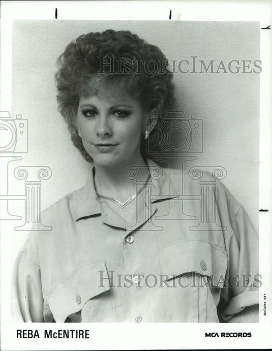 1987 Press Photo Reba McEntire - Historic Images