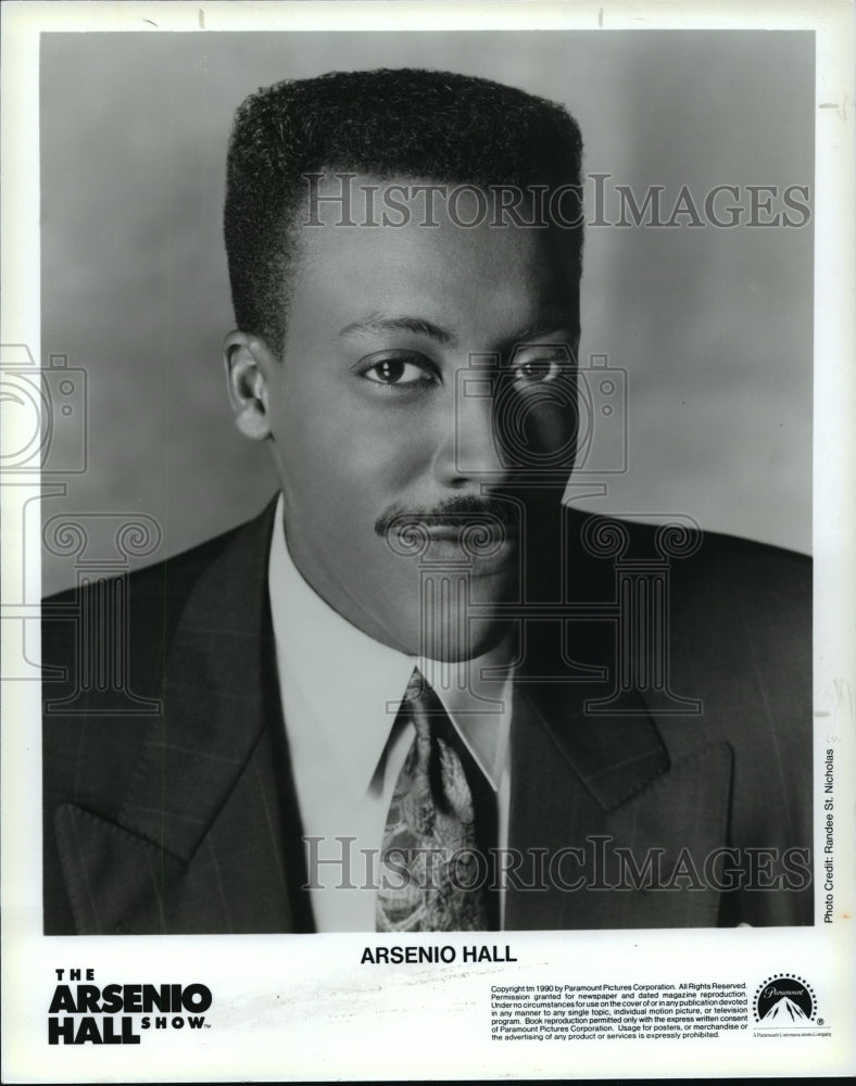 Press Photo Arsenio Hall - Historic Images