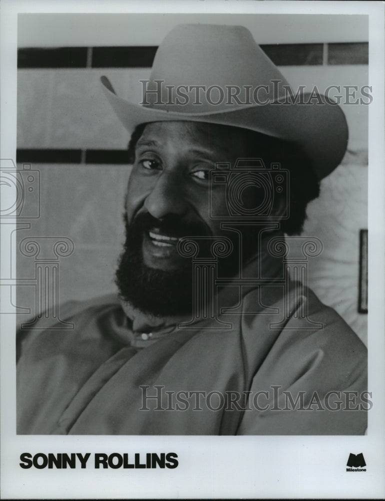 1978 Press Photo Saxophonist Sonny Rollins - Historic Images