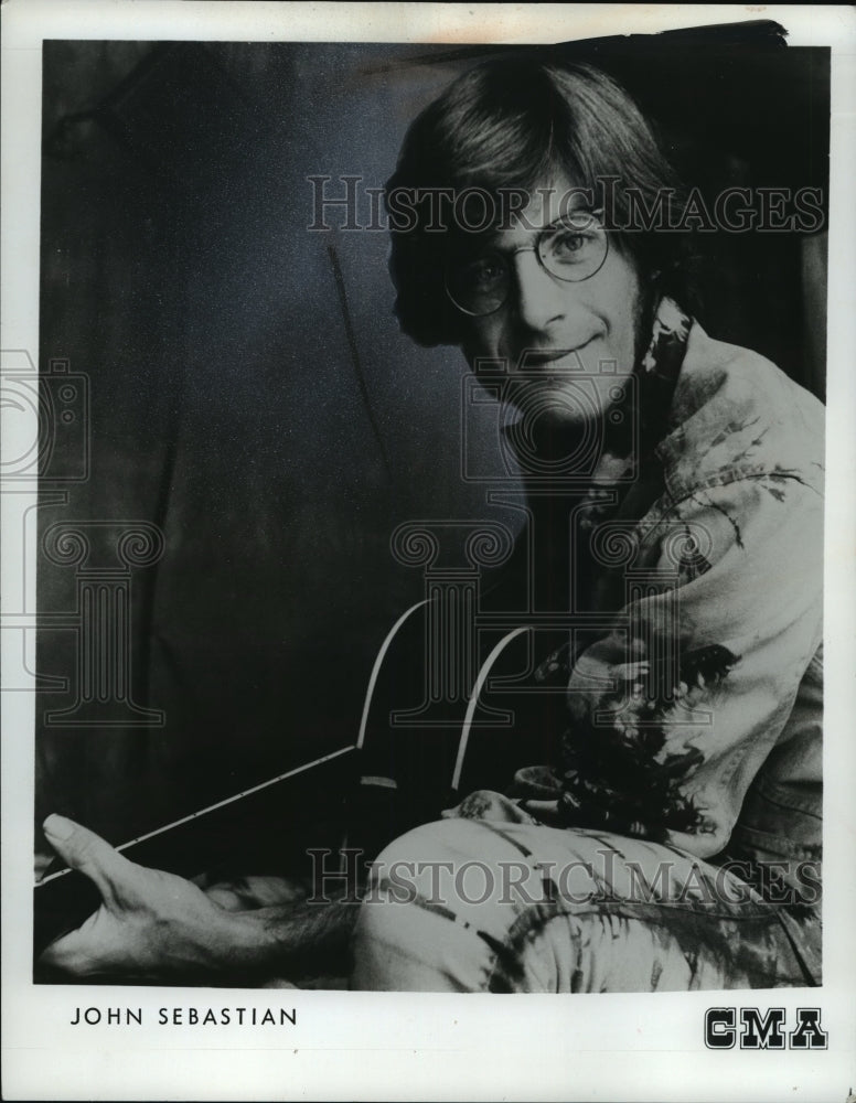 1971 Press Photo John Sebastian, an American singer-songwriter, guitarist - Historic Images