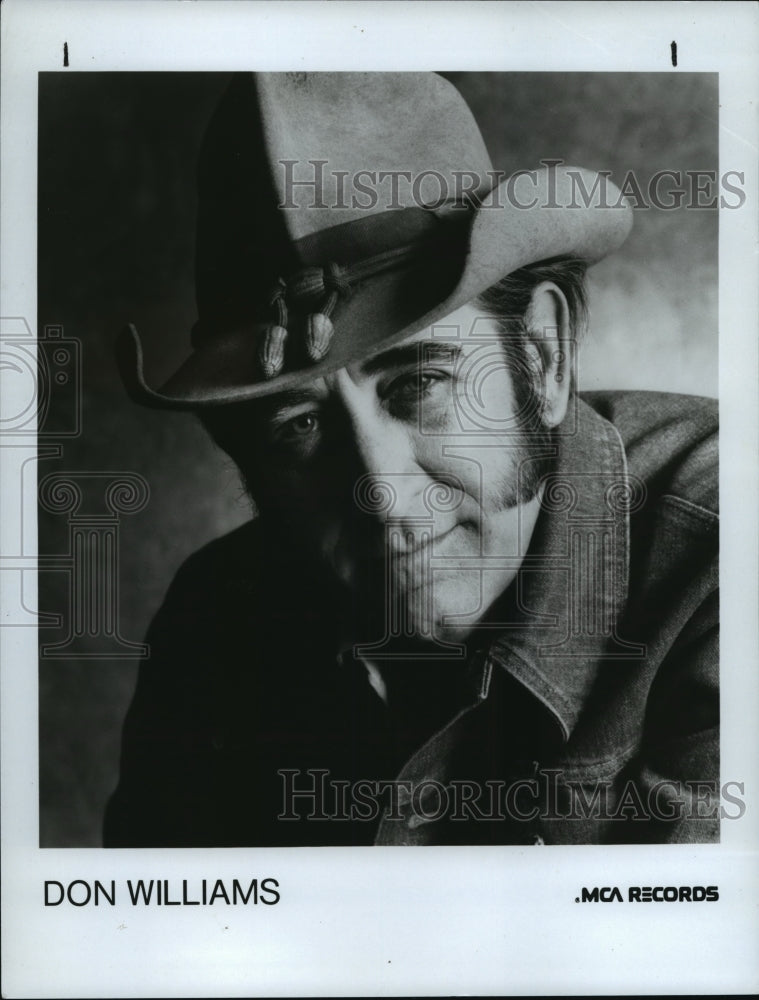 1982 Press Photo Don Williams - Historic Images