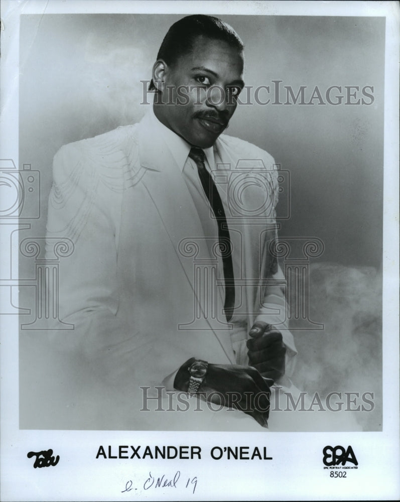 1986 Press Photo Alexander O&#39;Neal - cvb76275 - Historic Images