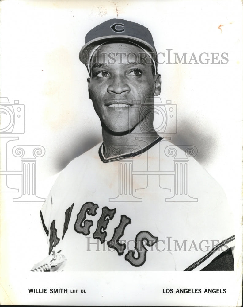 1965 Press Photo Willie Smith, player for the Angels. - cvb76987 - Historic Images