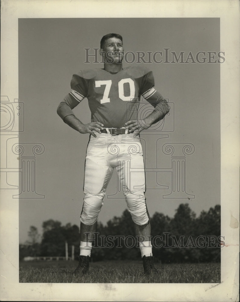 1956 Press Photo Tom Cousineau, Indian Guard - cvb77117 - Historic Images