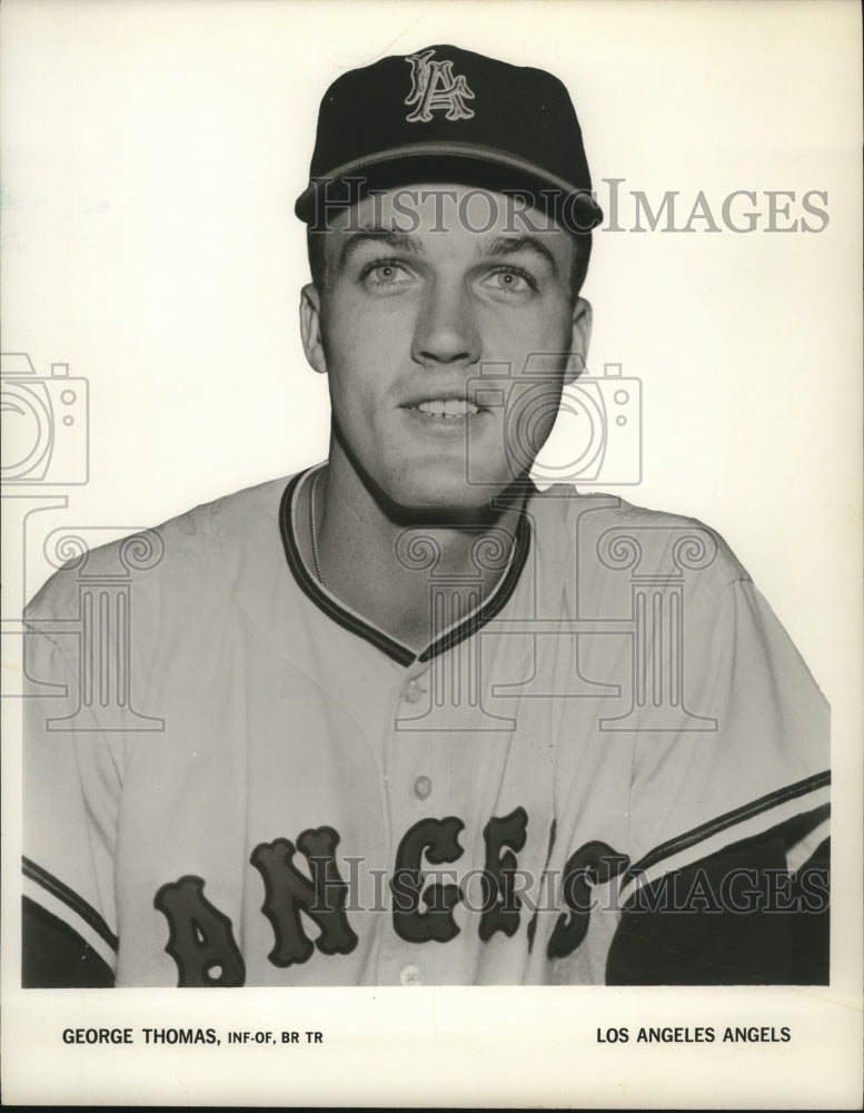 1965 Press Photo George Thomas of the Los Angeles Angels - cvb77311 - Historic Images