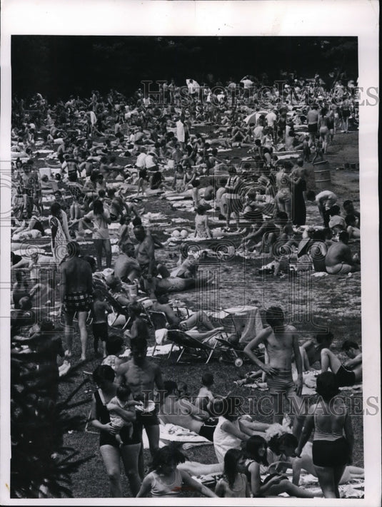 1968 Press Photo Findley State Park swimmers - cvo00121 - Historic Images