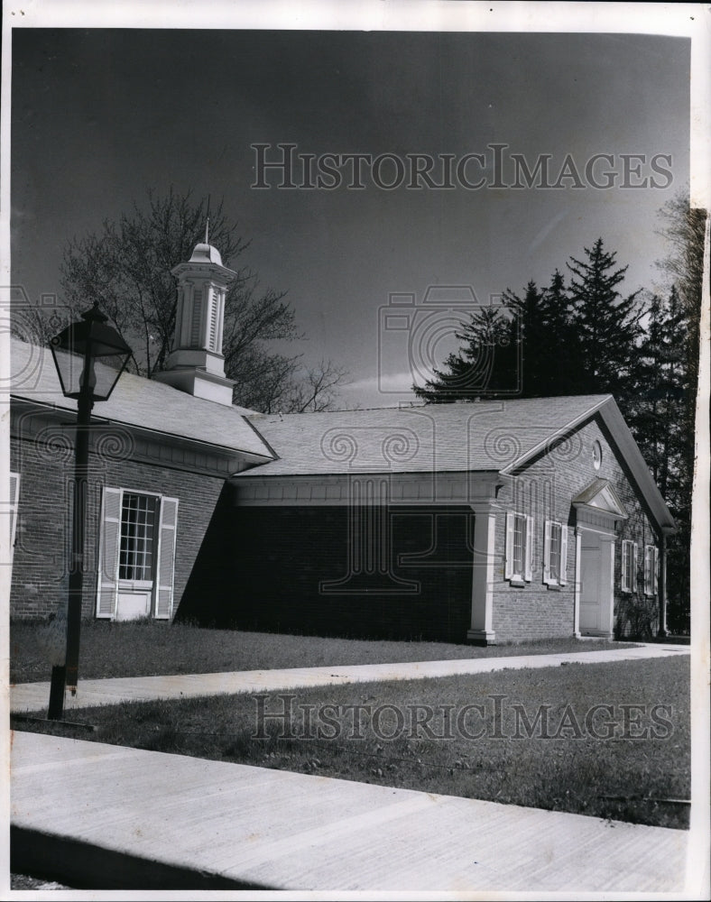 1961 Press Photo Mentor  Public Library-Mentor Township - Historic Images