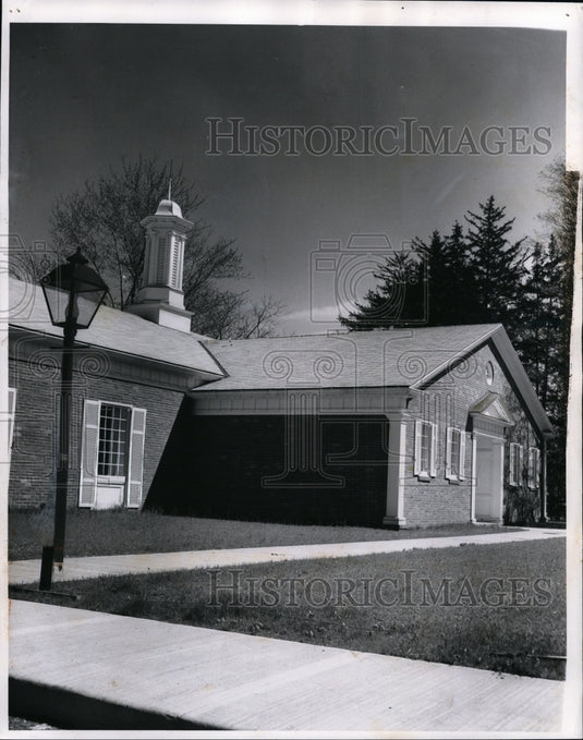 1961 Press Photo Mentor  Public Library-Mentor Township - Historic Images